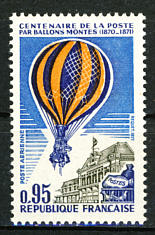 100 Jahre Ballonpost in Frankreich
