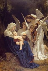 Lied der Engel - Bild von William-Adolphe Bouguereau (1825-1905) 