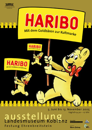 Plakat Haribo-Ausstellung