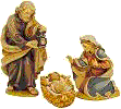 Maria und Joseph mit dem Kind