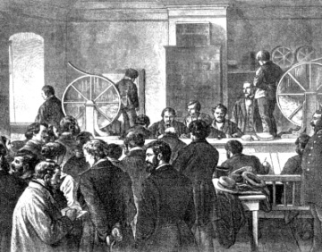 Ziehung Preußische Klassenlotterie im Jahr 1880