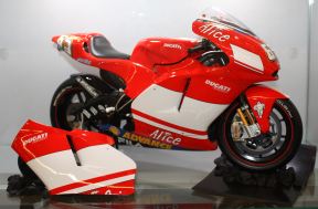 Motorrad-Modell einer Ducati