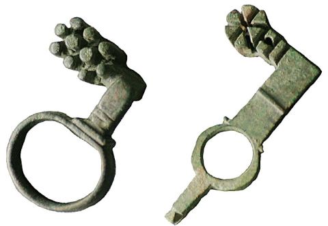 Römische Ringschlüssel aus dem 2. oder 3. Jahrhundert