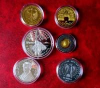 Gold- und Silbermünzen