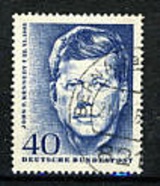 Kennedy Briefmarken der BRD aus dem Jahr 1964