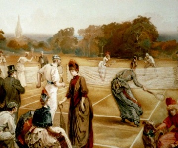 Tennis in den USA (1887)