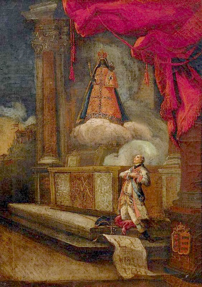 Votivgabe: Schwarze Madonna von Einsiedeln aus dem Jahr 1781